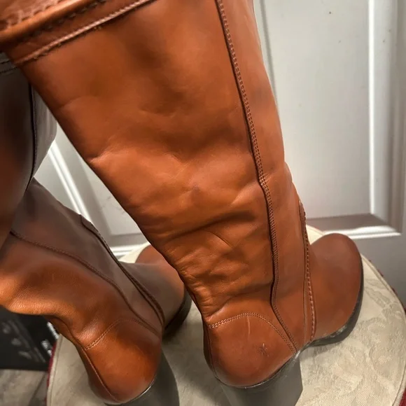 new Frye Women's Jean Tall Pull On Extended Wide Calf Boot FR40672WC CARA Sz 9 - Picture 12 of 16